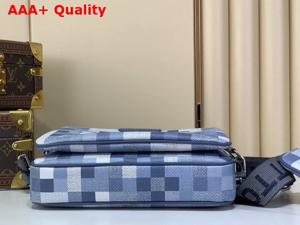 Louis Vuitton Trio Messenger in Indigo Blue Damoflage Canvas M28601 Replica