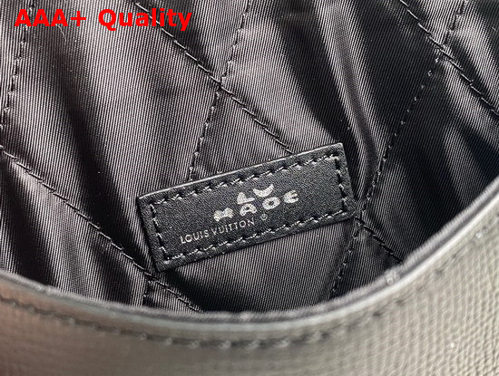 Louis Vuitton Trio Pouch in Black Monogram Denim and Taurillon Leather M81013 Replica