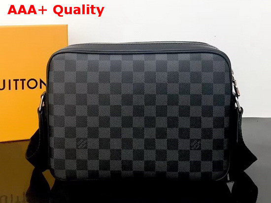 Louis Vuitton Trocadero Messenger NM PM Damier Graphite Coated Canvas N40087 Replica