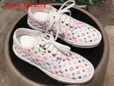 Louis Vuitton Trocadero Richelieu Shoes in Multicolor Monogram Canvas Replica