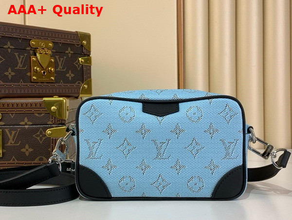 Louis Vuitton Trocadero Wearable Wallet in Blue Monogram Heritage Coated Canvas M14684 Replica