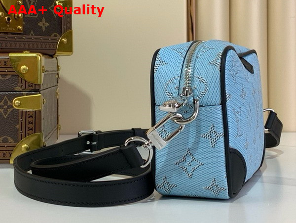 Louis Vuitton Trocadero Wearable Wallet in Blue Monogram Heritage Coated Canvas M14684 Replica