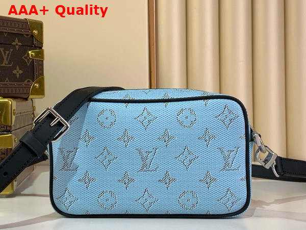 Louis Vuitton Trocadero Wearable Wallet in Blue Monogram Heritage Coated Canvas M14684 Replica
