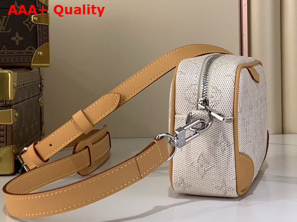 Louis Vuitton Trocadero Wearable Wallet in Linen Monogram Heritage Coated Canvas M27155 Replica