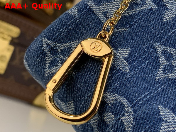 Louis Vuitton Trousse Speedy Monogram Denim Blue Denim M27604 Replica