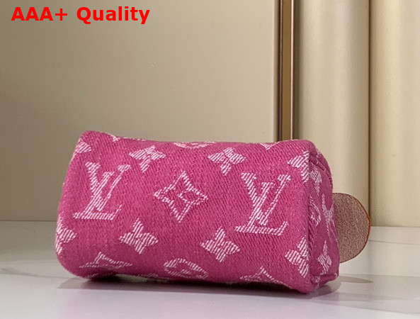 Louis Vuitton Trousse Speedy Monogram Denim Fuchsia Denim M27605 Replica