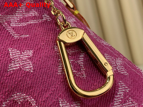 Louis Vuitton Trousse Speedy Monogram Denim Fuchsia Denim M27605 Replica