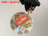 Louis Vuitton Trunk Bag Charm and Key Holder Damier Azur Coated Canvas Replica