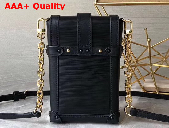 Louis Vuitton Trunk For iPhone Black Epi Leather Replica