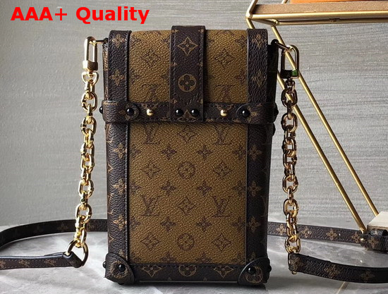 Louis Vuitton Trunk For iPhone Monogram Reverse Canvas Replica