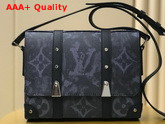 Louis Vuitton Trunk Messenger Bag Monogram Pastel Noir Coated Canvas M57271 Replica
