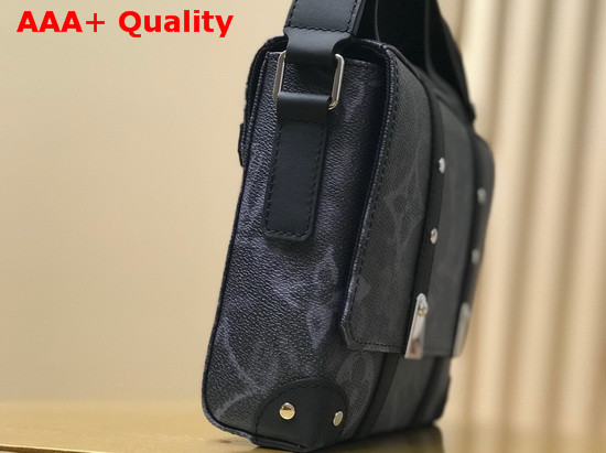 Louis Vuitton Trunk Messenger Bag Monogram Pastel Noir Coated Canvas M57271 Replica