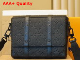 Louis Vuitton Trunk Messenger PM Taurillon Monogram Leather M57726 Replica