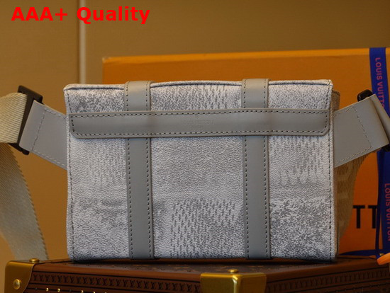 Louis Vuitton Trunk Sling Bag Stone Gray Damier Salt Canvas Replica