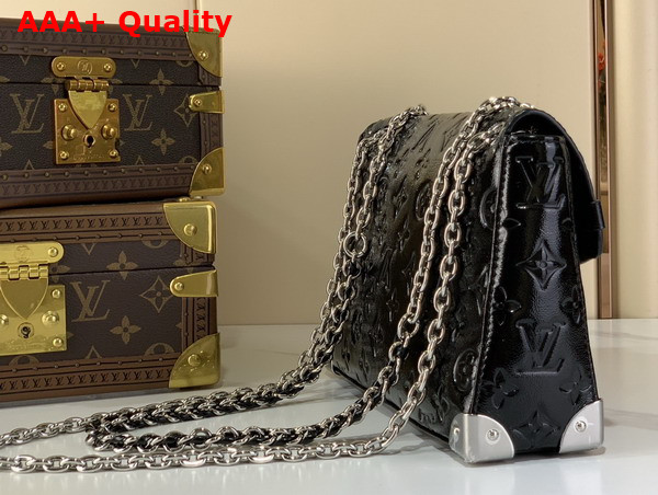 Louis Vuitton Trunkie Handbag in Black Calfskin Leather M28137 Replica