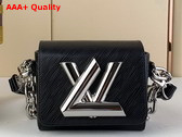 Louis Vuitton Twist Lock XL in Black Epi Cowhide Leather M22296 Replica