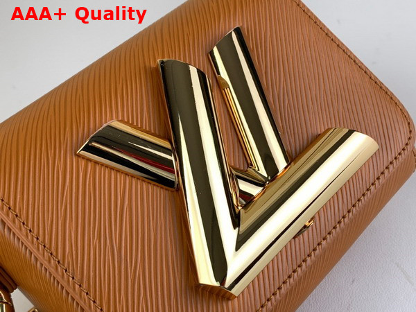 Louis Vuitton Twist Lock XL in Gold Miel Brown Epi Cowhide Leather M22297 Replica