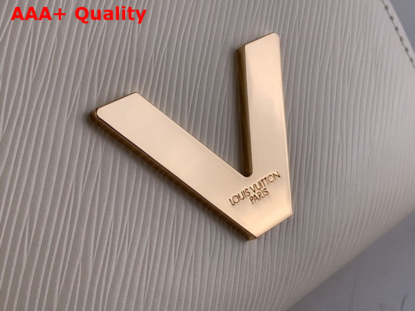 Louis Vuitton Twist Lock XL in Quartz White Epi Cowhide Leather Replica