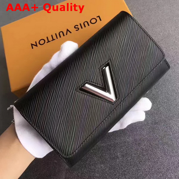 Louis Vuitton Ttwist Wallet Black Epi Leather Replica