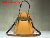 Louis Vuitton Twist Bucket Bag in Yellow Epi Leather Replica