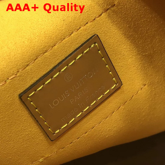 Louis Vuitton Twist Bucket Bag in Yellow Epi Leather Replica