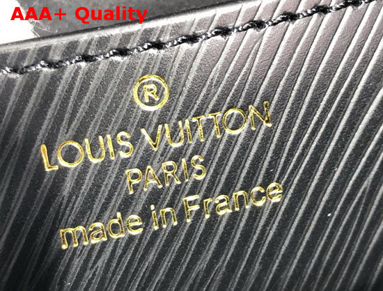 Louis Vuitton Twist MM Black Epi Cowhide Leather with Locks Keys and Monogram Flowers M52891 Replica