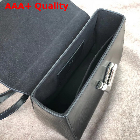 Louis Vuitton Twist MM Black Epi Leather with Braided Detail Replica