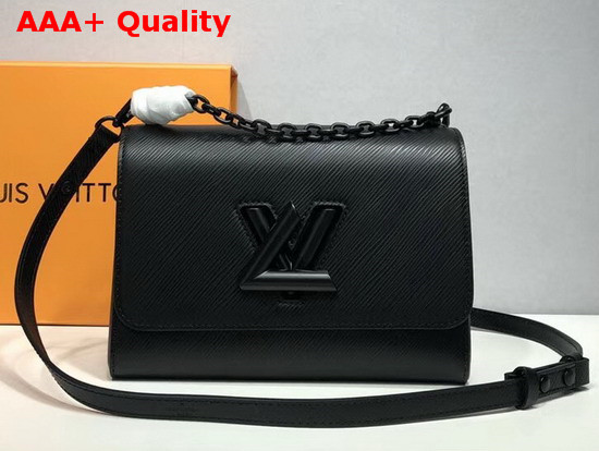 Louis Vuitton Twist MM Black Epi Leather with Matte Black Hardware M53236 Replica