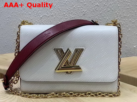 Louis Vuitton Twist MM Blanc Epi Leather M53596 Replica