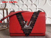 Louis Vuitton Twist MM Epi Leather Red Replica