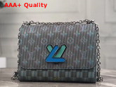 Louis Vuitton Twist MM Handbag Monogram LV Pop Blue M55480 Replica
