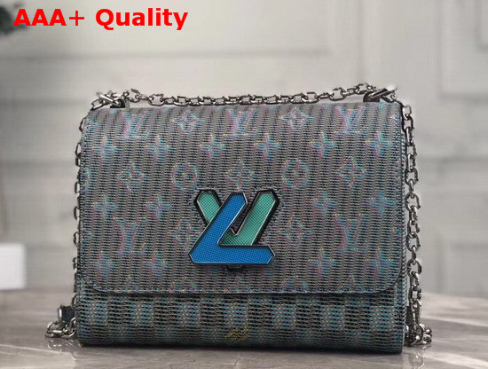 Louis Vuitton Twist MM Handbag Monogram LV Pop Blue M55480 Replica