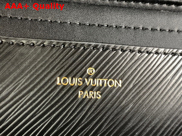 Louis Vuitton Twist MM Handbag in Black Epi Grained Leather M22773 Replica