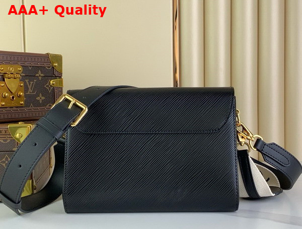 Louis Vuitton Twist MM Handbag in Black Epi Leather M24765 Replica