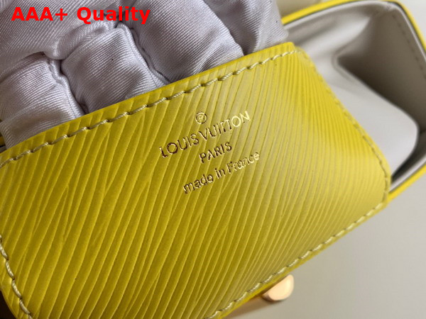 Louis Vuitton Twist MM Handbag in Yellow Epi Leather Replica