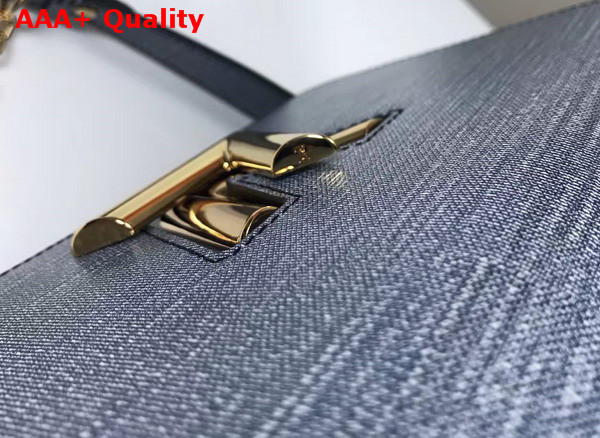 Louis Vuitton Twist MM Light Blue EPI Leather Gold Hardware Replica