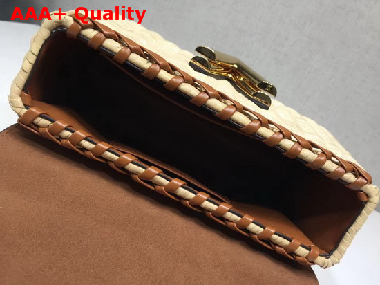 Louis Vuitton Twist MM Monogram Canvas and Wicker Replica