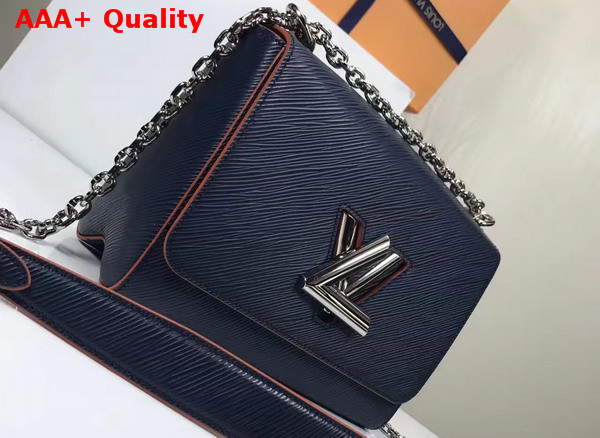 Louis Vuitton Twist MM Navy Blue EPI Leather Replica