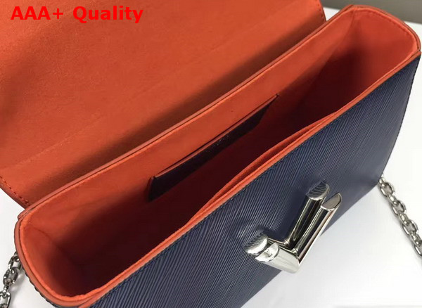 Louis Vuitton Twist MM Navy Blue EPI Leather Replica