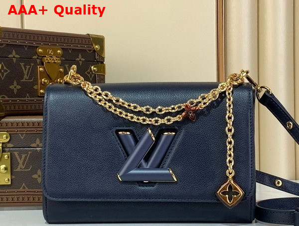 Louis Vuitton Twist MM Slim Navy Taurillon Leather M14342 Replica
