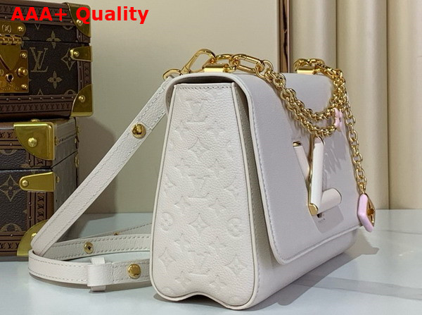 Louis Vuitton Twist MM Slim Quartz Taurillon Leather M14341 Replica