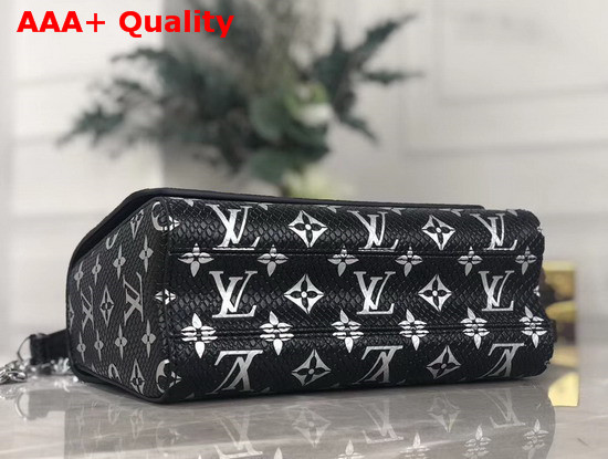 Louis Vuitton Twist MM in Black Monogram Python Skin Replica