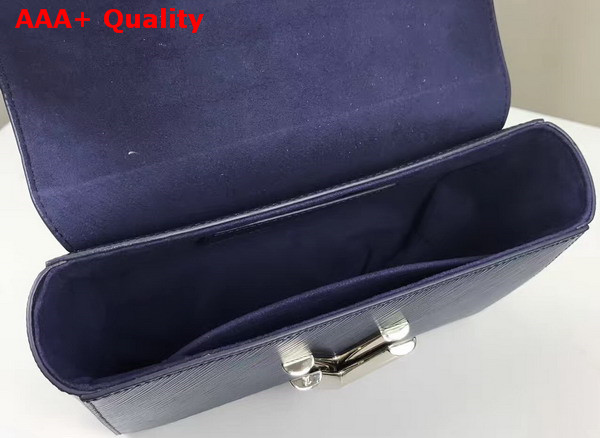Louis Vuitton Twist MM in Blue Embroidered EPI Leather Replica