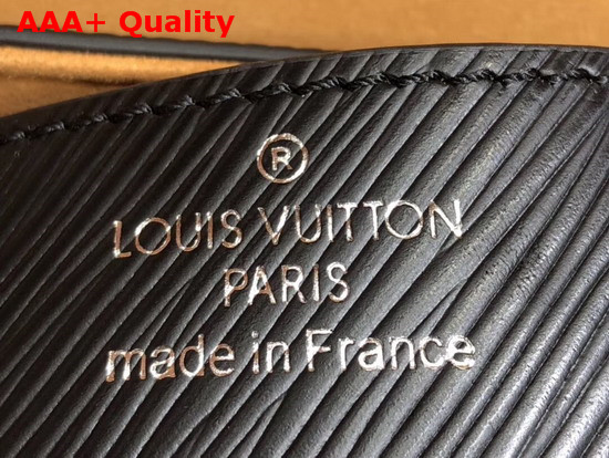 Louis Vuitton Twist MM with Short Chain Handle Black Epi Leather M52503 Replica