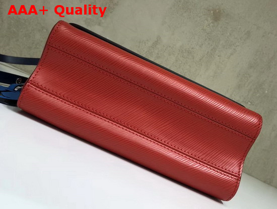 Louis Vuitton Twist MM with Short Chain Handle Coquelicot Red Epi Leather M52504 Replica