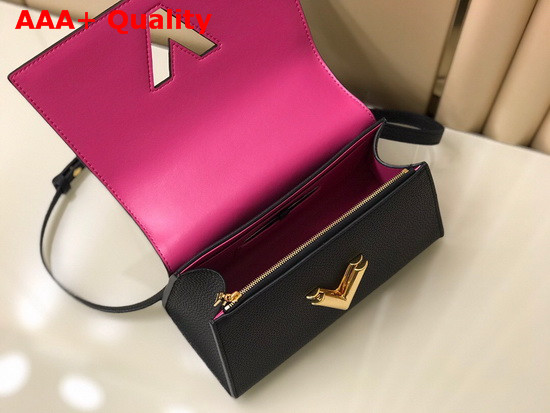 Louis Vuitton Twist One Handle PM Handbag in Black Taurillon Leather M57093 Replica