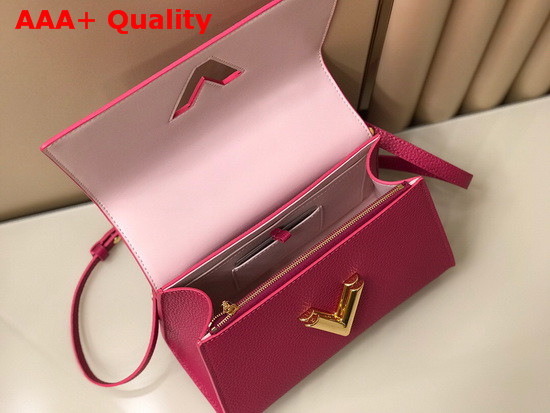 Louis Vuitton Twist One Handle PM Handbag in Orchidee Pink Taurillon Leather M57096 Replica