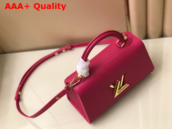 Louis Vuitton Twist One Handle PM Handbag in Orchidee Pink Taurillon Leather M57096 Replica