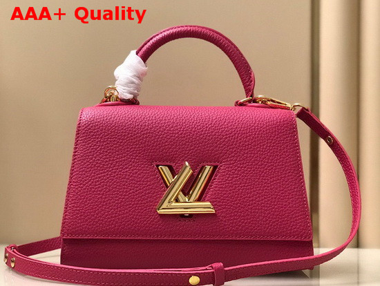 Louis Vuitton Twist One Handle PM Handbag in Orchidee Pink Taurillon Leather M57096 Replica
