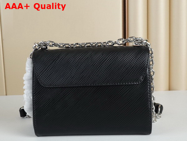 Louis Vuitton Twist PM Chain Bag Black Epi Leather Silver Color Hardware M21118 Replica